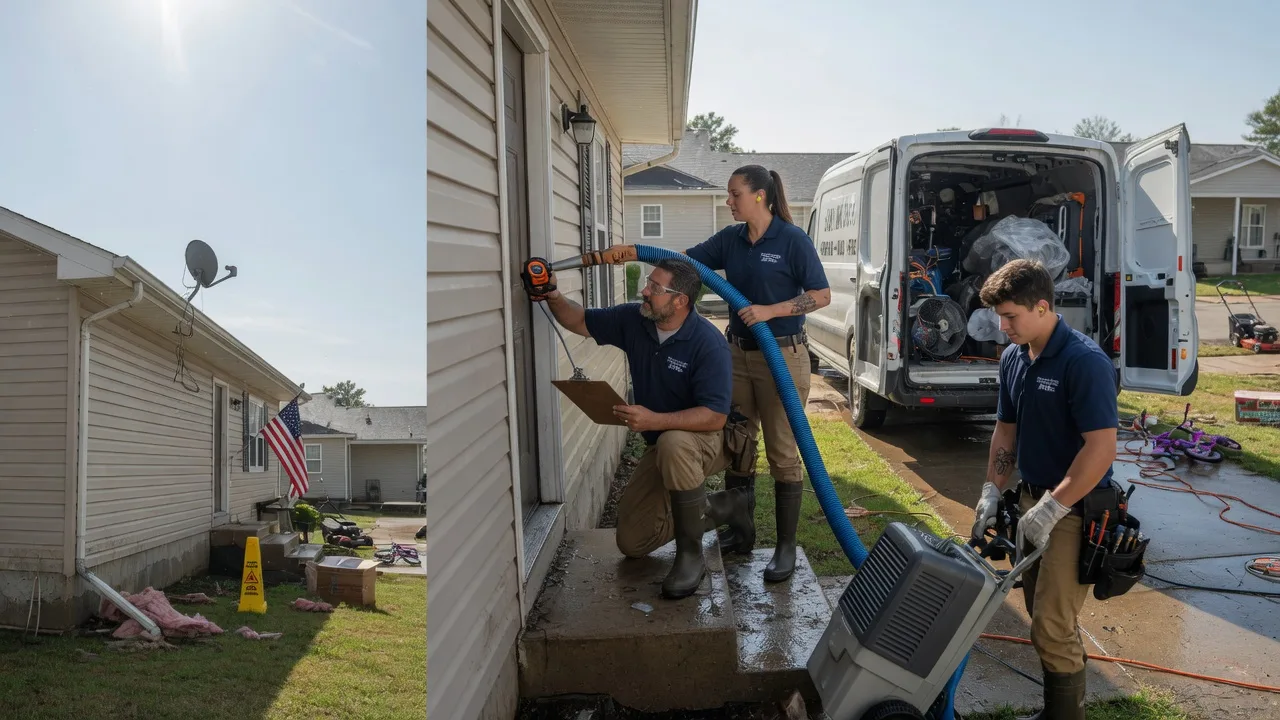 Ceiling Water Damage Restoration in Flinton, PA near me